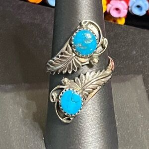 RB Sterling Native American Turquoise Ring
